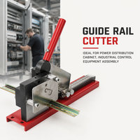 Cortador de Rieles Tipo C45 G, Herramienta de Corte de Rieles DIN de Acero y Aluminio, Cortador de Rieles DIN de Uso Simple y Doble