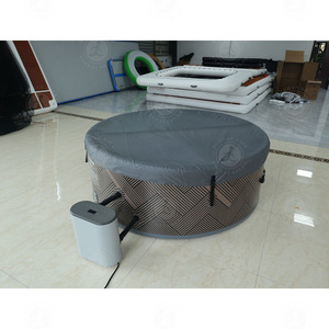 Spa <span class=keywords><strong>gonflable</strong></span> de haute qualité pour l'hydrothérapie intérieure et extérieure avec couverture de natation pour 4 personnes - Product Image 4