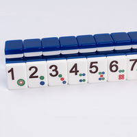 Jeu de Mahjong Américain de Luxe en Acrylique à Deux Couches, Qualité Professionnelle, Motifs Personnalisés sur Mesure pour le Jeu Européen et Américain