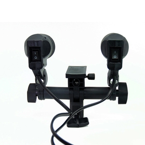 Estudio de fotografía, vídeo, película fotográfica, grabación de películas, lámpara de Flash de doble bombilla, soporte E27, iluminación suave, paraguas reflector - Product Image 6