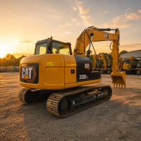 Excavatrice sur chenilles d'occasion CAT 312D2L, 13 tonnes, d'origine, pour travaux de terrassement et de construction