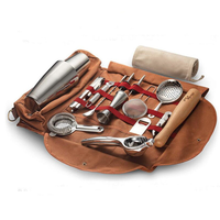 Sac de voyage en toile pour barman, sac de rangement pour outils de barman de haute qualité, sac de barman enroulable
