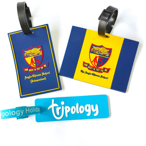 Etiquetas de Fábrica al por Mayor 2025, Etiquetas de Equipaje de Viaje de Plástico PVC Duro con Impresión Personalizada de Alta Calidad - Product Image 5