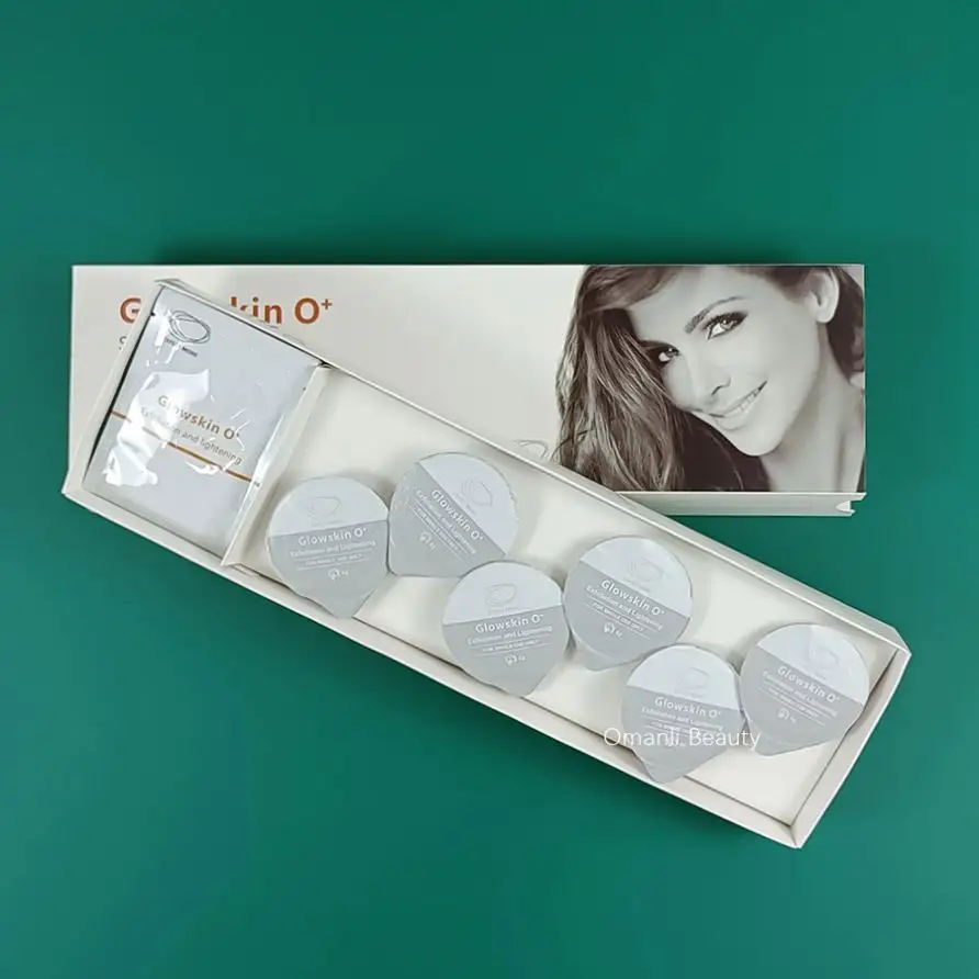 Omanli High Quality 3 In 1 Oxygen Jet Facial Care Peeling Skin Exfoliation Whitening Rejuvenation Gel Facial Kit RF Device