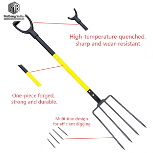 Personnalisation et vente en gros acceptées, tête de fourchette en acier multi-dents avec manche en <span class=keywords><strong>bois</strong></span> massif de haute qualité - Product Image 5