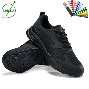 Chaussures de voyage personnalisées, style décontracté, chaussures de sport d'extérieur, chaussures de randonnée légères, respirantes et antidérapantes pour hommes - Product Image 1