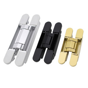 مفصلات عرضية مخفية ثلاثية الأبعاد قابلة للتعديل للأبواب والنوافذ الخشبية مناسبة للأبواب الداخلية للخدمة الشاقة - Product Image 1