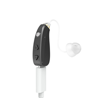 Amplificateur auditif rechargeable BTE pour adultes et seniors, amplificateur sonore numérique, solution auditive économique pour la perte auditive