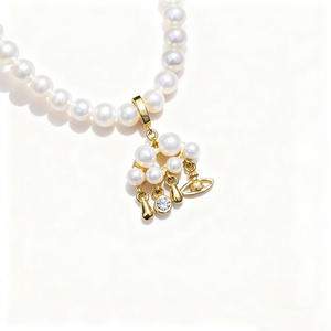 31473DIY Accesorios para Perlas, Base Vacía para Colgante de Plata S925, Colgante de Botón Dorado y Plateado con Perlas Redondas de 3-5mm para DIY - Product Image 5