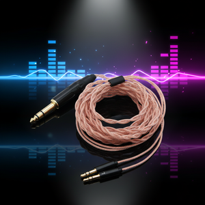 สินค้ามาใหม่ OCC 6.35ถึงสายหูฟังแบบเสียบคู่3.5เหมาะสำหรับ Hifiman HE400 HE400IANANDA <span class=keywords><strong>SUND</strong></span> ARA - Product Image 6