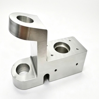 Support mécanique personnalisé en alliage d'aluminium usiné CNC 5 axes de précision OEM avec électroérosion à fil et brochage pour équipement d'automatisation