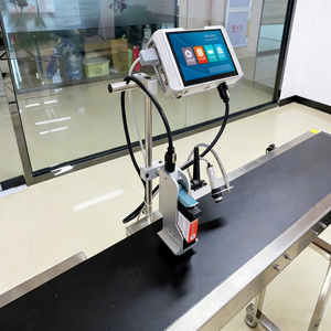 מכונת קידוד תאריכים אוטומטית לחלוטין לבקבוקים וקרטונים, מדפסת הזרקת דיו עם מסוע - Product Image 3