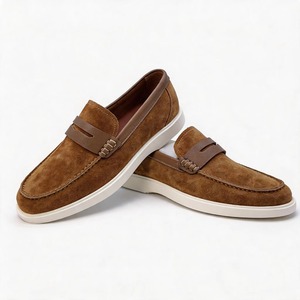 Mocassins en cuir faits à la main pour hommes, chaussures décontractées pour affaires - Product Image 2