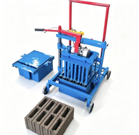 Máquina Portátil para Hacer Ladrillos de Arcilla con Motor para Pequeños Proyectos de Construcción en el Hogar, Fácil Operación y Manual en PDF