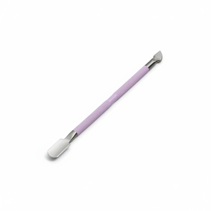 Empujador de Cutículas Profesional Doble de Acero Inoxidable Duradero, Herramienta para Manicura y Pedicura, Serie K Beauty, Cuidado de Uñas - Product Image 2