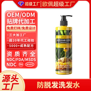 Shampoing anti-chute de cheveux 500 ml au gingembre pour renforcer les cheveux, pour tous types de cheveux, unisexe - Product Image 3