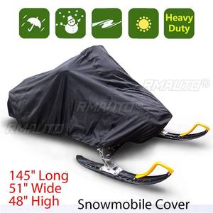 Housse de protection pour motoneige, imperméable, anti-poussière, remorquable, anti-UV, multi-usages, pour hiver, moto, extérieur, 368*130*121cm - Product Image 1