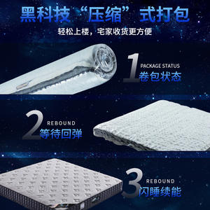 Colchón enrollable en caja, convertible, para uso en apartamentos, dormitorios, hoteles y hogares, colchón comprimible. - Product Image 5