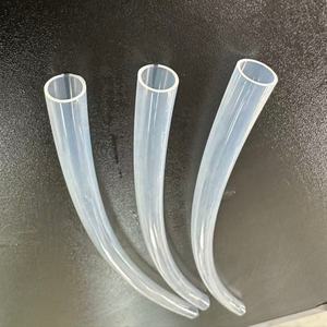 Flexibele FEP gegolfde buis, transparant, niet-klevend, industrieel gebruik, corrosiebestendig, ISO9001 gecertificeerd, op maat verpakt - Product Image 1
