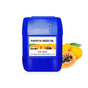 1kg di olio vettore naturale 100% all'ingrosso raffinato Rbd alla rinfusa frazionata spremuta a freddo organico puro olio di semi di papaia