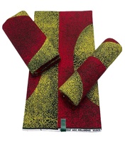 Tissu 100% Coton Peigné Ignifuge Léger Motif Batik Africain Tissé 130GSM Personnalisable Textile de Maison Filles Garçons