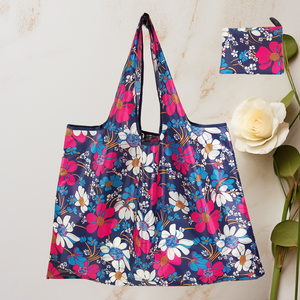 Bolsa de Mano de Poliéster Reutilizable Ecológica Ripstop de la Marca Mailer, con Cierre de Cremallera, Asa de Mano, Plegable y Expandible - Product Image 2