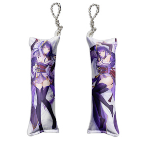 Mini <span class=keywords><strong>porte</strong></span>-clés oreiller en peluche personnalisé <span class=keywords><strong>Genshin</strong></span> Impact petit Anime mignon confortable Mini Dakimakura <span class=keywords><strong>porte</strong></span>-clés pour cadeaux - Product Image 5