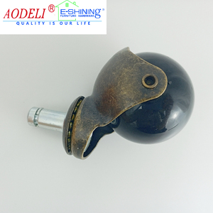 फर्नीचर कैस्टर व्हील पीपी रबर स्विवेल हार्डवेयर फर्नीचर बिस्तर कैस्टर व्हील बॉल प्रकार स्विस कैस्टर व्हील - Product Image 2