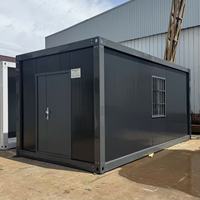 Conception personnalisée de cabine de maison mobile 20FT 40ft Module de bureau portable préfabriqué avec acier et panneau sandwich pour hôtels