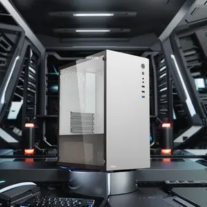 Soeyi高端定制铝制电脑机箱微型ATX批发微型ATX Gabinete中塔机箱带电源的电脑玩家风格