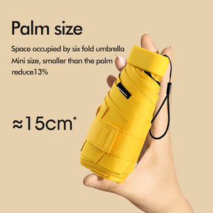 Mini parapluie pliant manuel de golf exquis adultes double lumière protection contre la pluie colle multi-bandes cadeaux d'affaires Logo personnalisé - Product Image 4