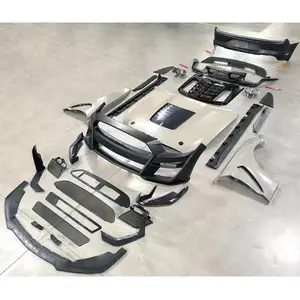 制造商全套车身套件车身转换野马升级GT500宽车身套件汽车2015-2017