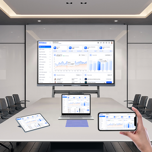 Meeting Teaching Equipment Interactive Flat Panel Digital 75 86 100 110 Inch Touch 4K Smart Board Display