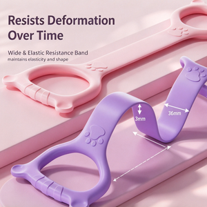 Bandes de résistance pour le fitness, bandes élastiques avec poignées, équipement d'exercice pour la physiothérapie, étirements, yoga, pilates - Product Image 4