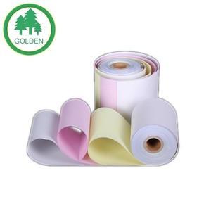 Wholesale Price CB CFB CF NCR <b>Paper</b> 70gsm White Carbonless <b>Paper</b> For Continuous Computer <b>Paper</b> Best Sell In Chile Market - Product Image 1