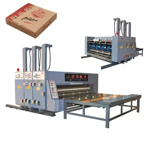 ZH-YSF-C Chain Feeder Corrugated Carton Box Semi Auto Flexo Printing Slotter Die Cutter Machine