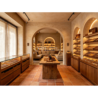 Cabinet de présentation de cigares en bois de cèdre espagnol haut de gamme, humidor pour boutique de tabac, cabinet de présentation pour salle à cigares