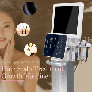 Venta caliente Uso de salón máquina de crecimiento de cabello tratamiento de cuero cabelludo equipo de crecimiento Analizador de pérdida detección masaje de cabeza - Product Image 3