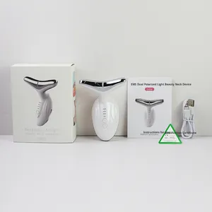 เครื่องนวดหน้าและลำคอ ABS EMS 7 โหมด ชาร์จผ่าน USB ลดเลือนริ้วรอย อุปกรณ์เสริมความงาม - Product Image 6