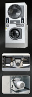 High Efficiency Electric Stainless Steel Fully Automatic Industrial Soft Mount Washer Extractor Commercial Laundry Drying