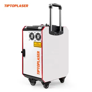 JINAN TIPTOPLASER mini portable laser cleaning machine 100W 200W portable 100w laser cleaning machine