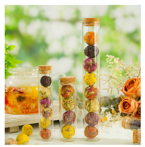 Sfere di Tè Artigianali a Forma di Fiore in Tubi, Confezionate in Vari Gusti, Vendita all'Ingrosso - Product Image 1