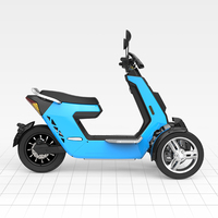 Scooter Eléctrico V28 de 72v y 3000w, Triciclo de Carga con Tres Ruedas y Reversa