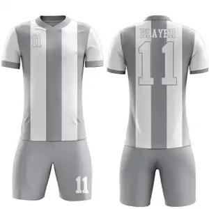 Maillot de football imprimé entièrement sublimé ensemble d'entraînement d'équipe de club uniforme de football