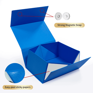 Low Moq Luxury Rigid Folding <b>Magnetic</b> Gift <b>Box</b> for Gift Pack Custom Logo Premium Luxury Collapsible Cardboard <b>Magnetic</b> <b>Box</b> - Product Image 2
