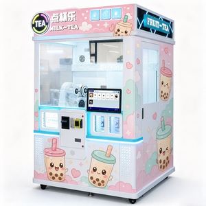 Máquina Expendedora de Té de Burbujas, Dispensador Automático de Té Boba, Máquina para Hacer Té con Leche y Perlas de Tapioca, Pantalla Táctil, Autoservicio - Product Image 1