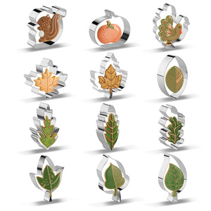 Juego de Moldes para Galletas Antiadherentes de la <span class=keywords><strong>Serie</strong></span> Festiva Surtida, Ideal para Hacer Galletas para Diferentes Temporadas Festivas - Product Image 2