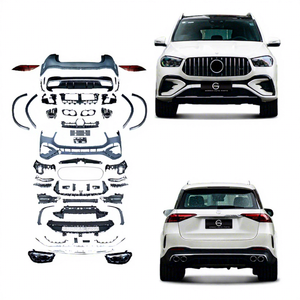 Kit carrosserie GLE53 pour <span class=keywords><strong>Mercedes</strong></span> Benz GLE W167 20-23, transformation ancien modèle en nouveau modèle 2025 GLE53 <span class=keywords><strong>AMG</strong></span>, pare-chocs, passages de roues, phares, feux arrière - Product Image 1