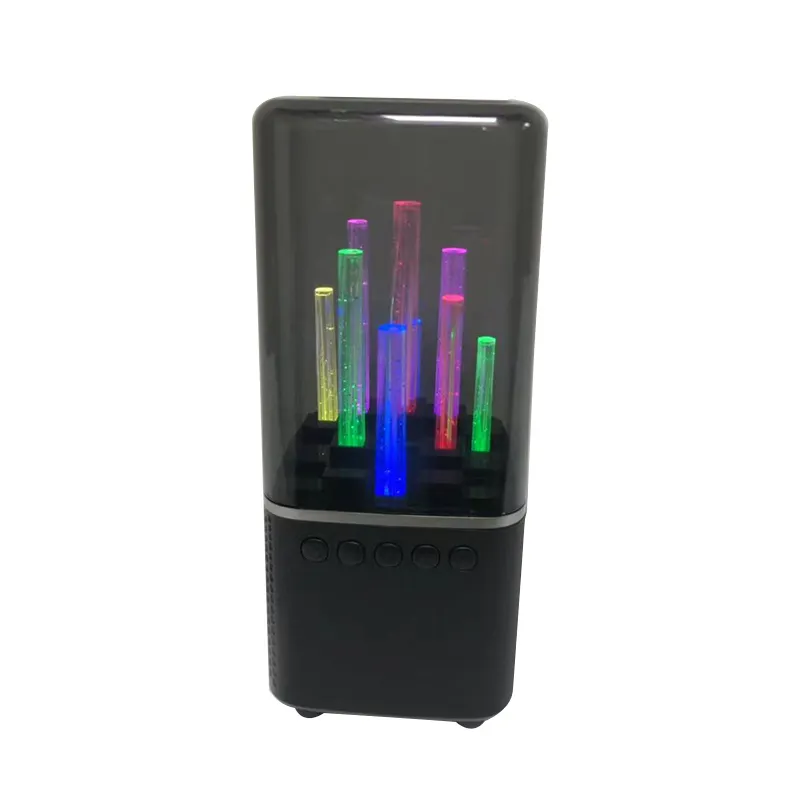 Factory Colorful RGB LED Light Wireless TWS Speaker Column Bass Couplet city light speaker bedroom 15-Meter with 8 Modes