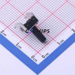 KH-6X6X12H-ZJ Tactile Switch Bent Lead Through Hole,6x6mm Switch Single Pole Single Throw Round Button Right Angle Insert 6mm - Product Image 2